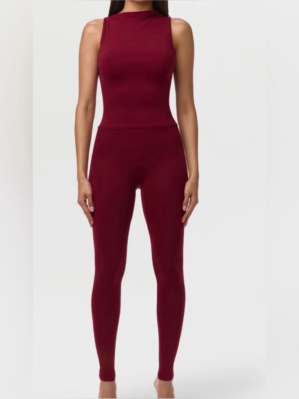 Naked Wardrobe Burgundy Set